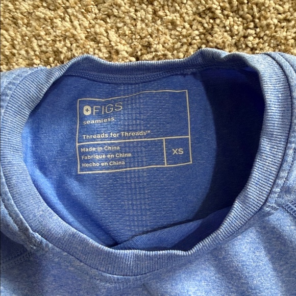 Figs Salta Under-scrub in Ceil Blue - Picture 2 of 6